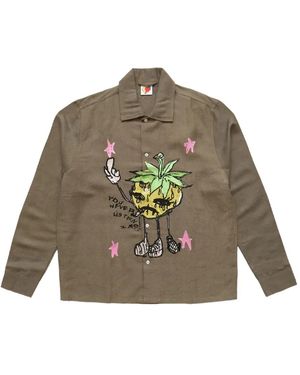 Sky High Farm Smoke Strawbabies Shirt - Green