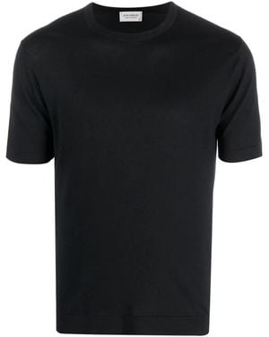 John Smedley Crew-Neck T-Shirt - Black