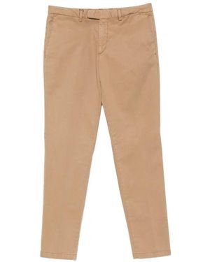 Boglioli Cotton Blend Trousers - White