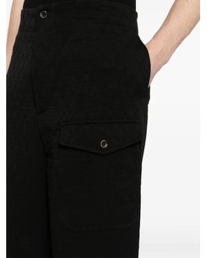 Uma Wang Quilted Cropped Pants - Black