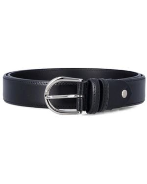 Fabrizio Mancini Ceinture En Cuir - White