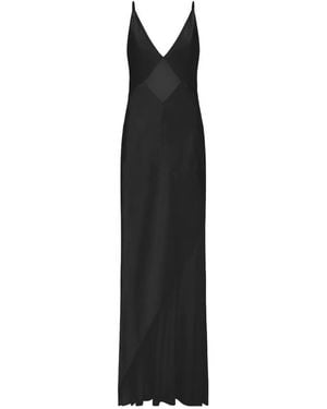 Rachel Gilbert Venus V-Neck Gown - Black