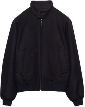 Prada Giacca Con Maniche Raglan - Blu