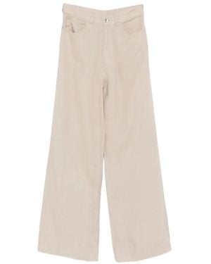 Emporio Armani Linen Trousers - White