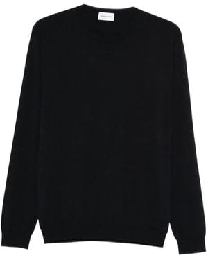 Scaglione Crew-Neck Long-Sleeve Jumper - Black