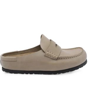 Birkenstock Naples Leather Mules - White