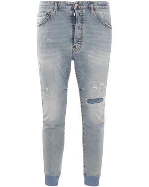 DSquared² ダメージ スキニージーンズ - ブルー