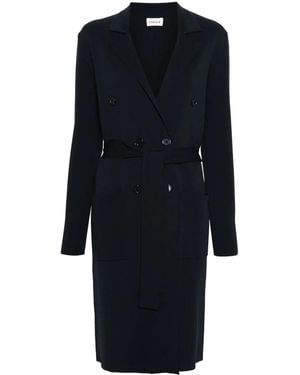P.A.R.O.S.H. Blue Viscose Coat