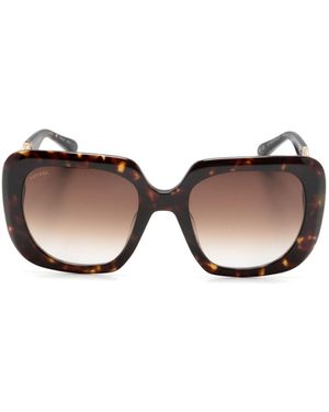 Aspinal of London Danika Square-Frame Sunglasses - Brown