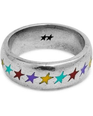 Twojeys Starline Enamelled Ring - Grey