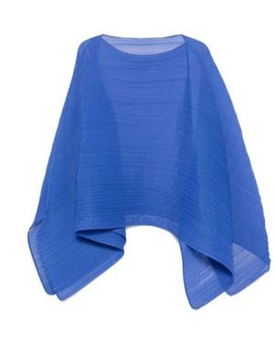 Pleats Please Issey Miyake Estola Plisada - Azul