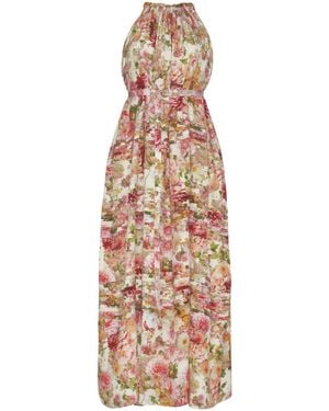Adam Lippes Sabine Crepe-De-Chine Shift Dress - White