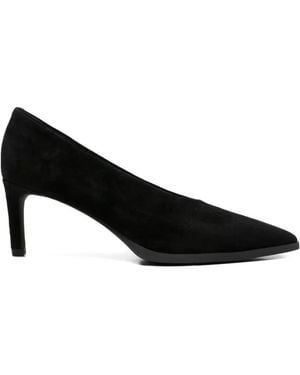 ADRIANNA FERETTI Suede Court Shoes - Black