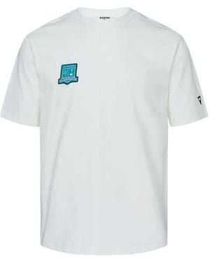 Black Jack Jewelry Logo-Patch T-Shirt - Blue