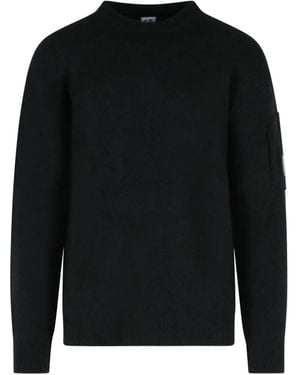 C.P. Company Lens-Detail Sweater - Black