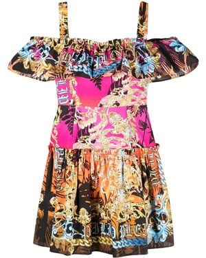 Philipp Plein Palms Mini Dress - Pink