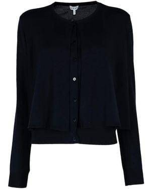 Loewe Vest Met Knopen - Blauw