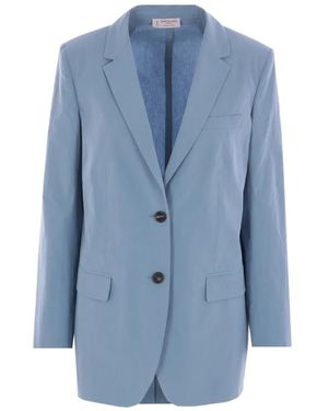 Alberto Biani Blazer À Simple Boutonnage - Bleu