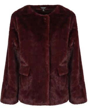 Ralph Lauren Faux Fur Jacket - Purple