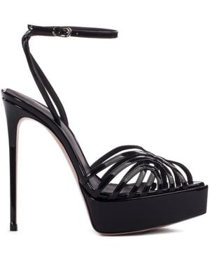 Le Silla Embrace Platform Strappy Sandals - Black
