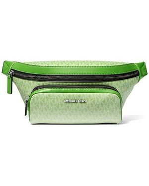 Michael Kors Cooper Monogram Belt Bag - Green