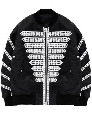 TAKAHIROMIYASHITA TheSoloist. Huge Brit Bomber Jacket - Black