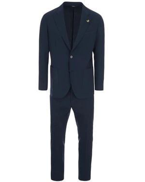 Tombolini Zero Gravity Single-Breasted Suit - Blue