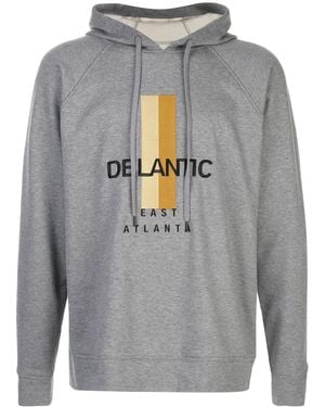 Delantic East Atlanta Runway Fleece Hoodie - Gray