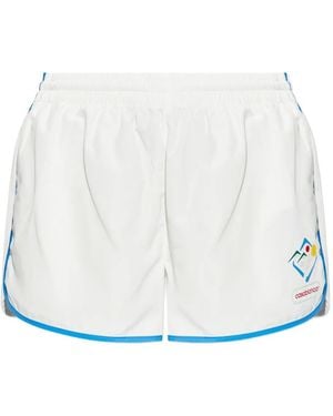 CASABLANCA Casa Sportif Windbreaker Shorts - White