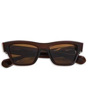 Jil Sander Cat-Eye Frame Sunglasses - Brown