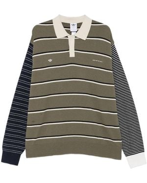 adidas X 007 Gestreifter Pullover - Grün