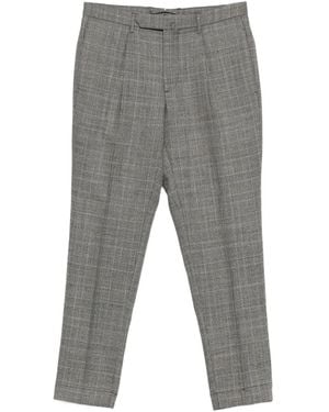 Biagio Santaniello Pantaloni A Quadri - Grigio