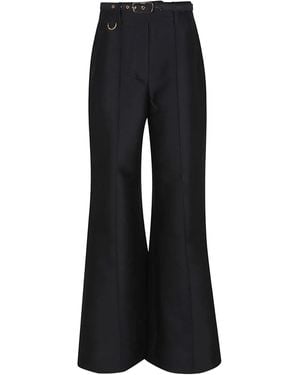 Zimmermann Hypnotic Flare Pants - Black