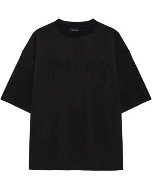 Anine Bing Nell T-Shirt Mesh - Black