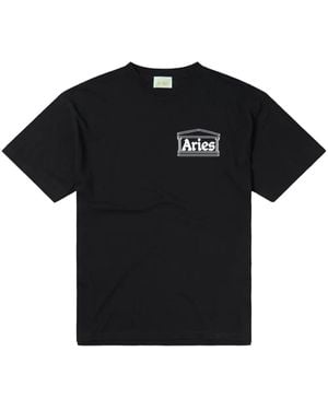 Aries ロゴ Tシャツ - ブラック