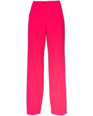 Patrizia Pepe High-Waist Tailored Pants - Pink
