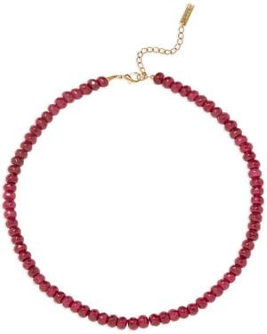 Jennifer Behr Amani Beaded Necklace - Red