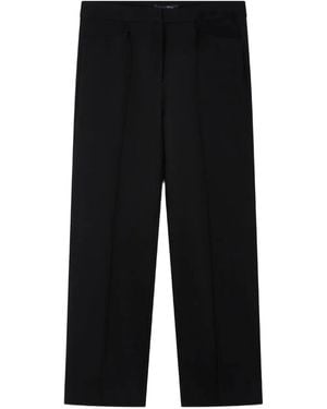Max Mara コットンブレンド パンツ - ブラック