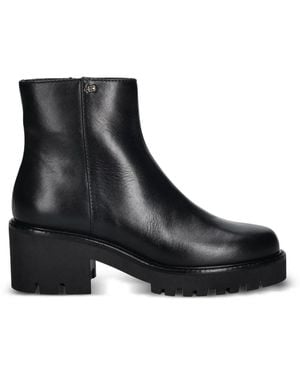 Baldinini Bottines À Talon Et Semelle Crantée - Black