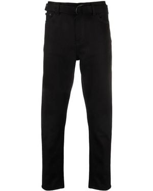 Off-White c/o Virgil Abloh Belted Straight-leg Trousers - Black