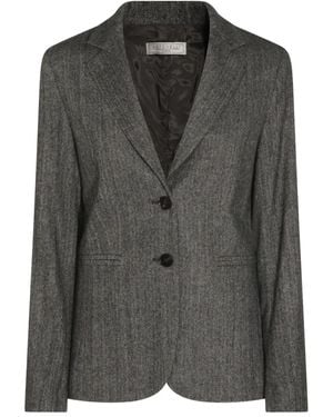 Antonelli Herringbone-Button Jacket - Black