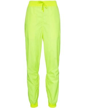Off-White c/o Virgil Abloh Fluorescent Yellow Track Trousers By - Green
