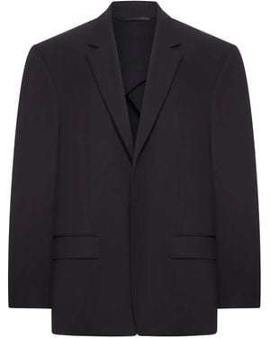 Balenciaga Tailored Wool Jacket - Blue