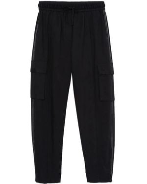 3.1 Phillip Lim Cargo-Pocket Cotton-Blend Trousers - Blue