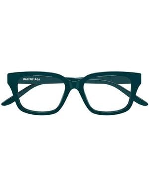 Balenciaga Square-Frame Glasses - Black