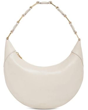 Anine Bing Schoudertas Met Gewelfd Design - Wit