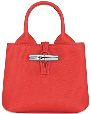 Longchamp Handbag Le Roseau Xs - Red