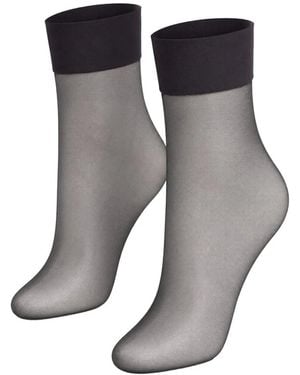 FALKE Shelina 12 Sheer Socks - Grey