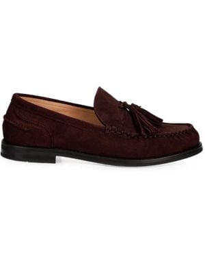 GANT Tassel-Detail Suede Loafers - Brown