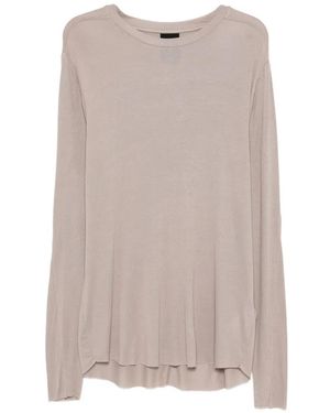 Thom Krom Crew-Neck Long-Sleeve T-Shirt - Natural